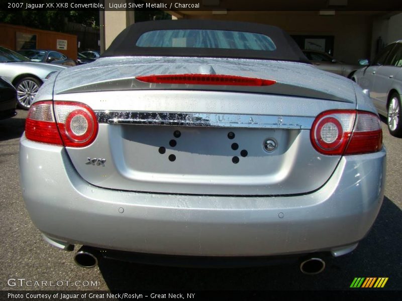 Liquid Silver Metallic / Charcoal 2007 Jaguar XK XK8 Convertible