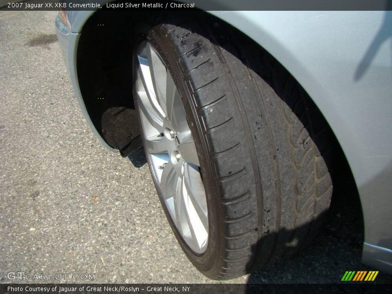 Liquid Silver Metallic / Charcoal 2007 Jaguar XK XK8 Convertible