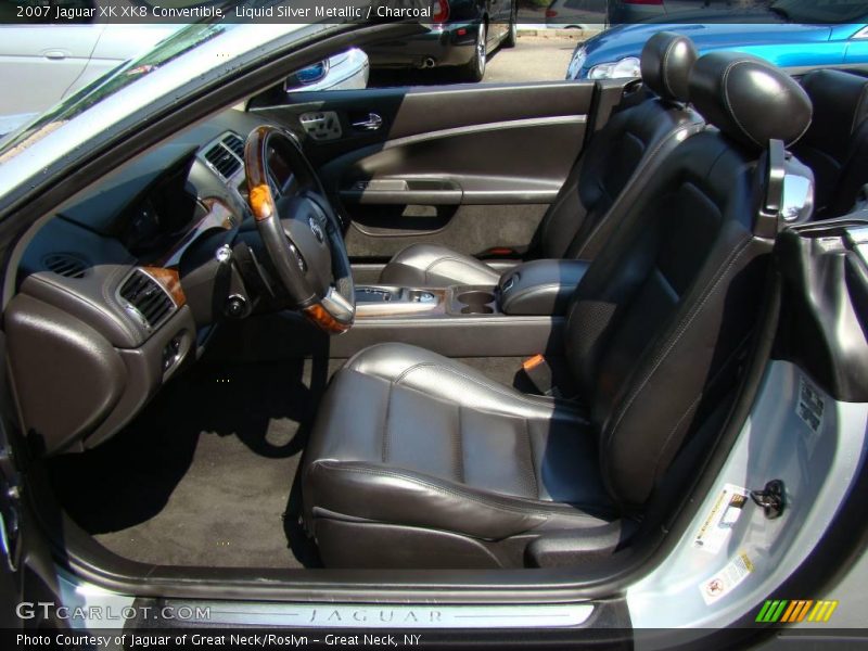 Liquid Silver Metallic / Charcoal 2007 Jaguar XK XK8 Convertible