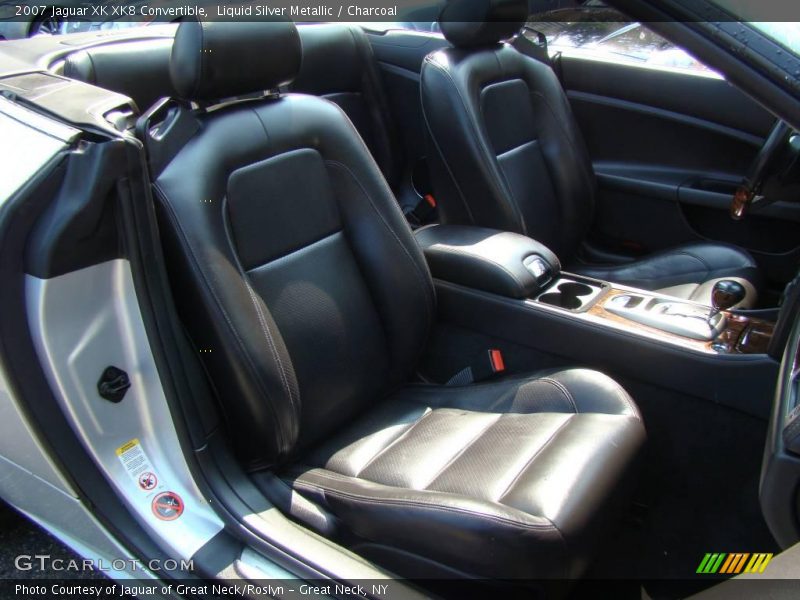 Liquid Silver Metallic / Charcoal 2007 Jaguar XK XK8 Convertible
