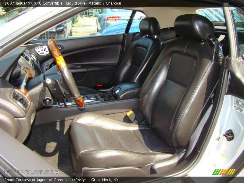 Liquid Silver Metallic / Charcoal 2007 Jaguar XK XK8 Convertible