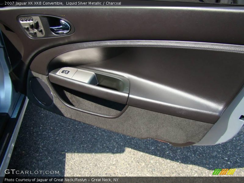 Liquid Silver Metallic / Charcoal 2007 Jaguar XK XK8 Convertible
