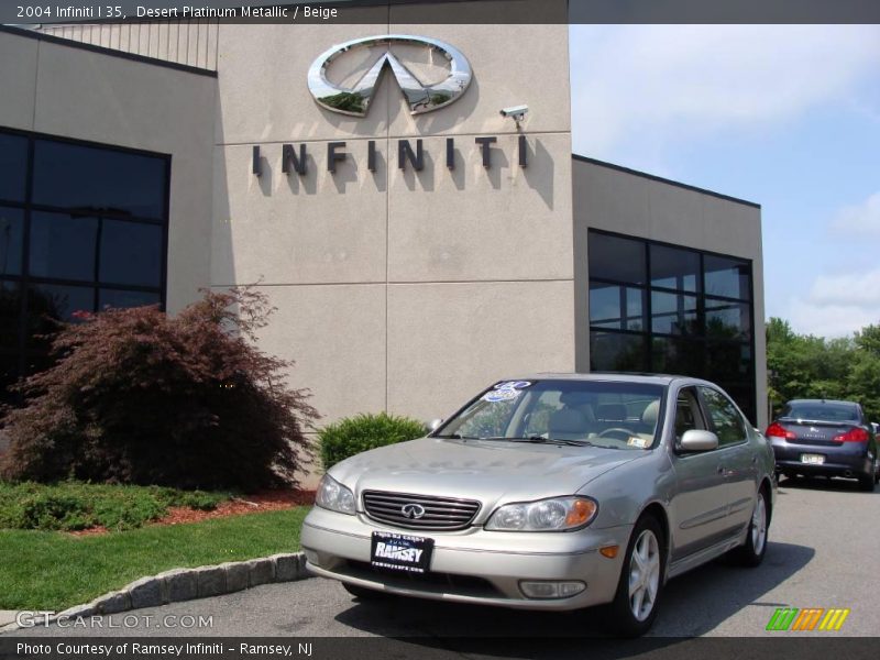 Desert Platinum Metallic / Beige 2004 Infiniti I 35