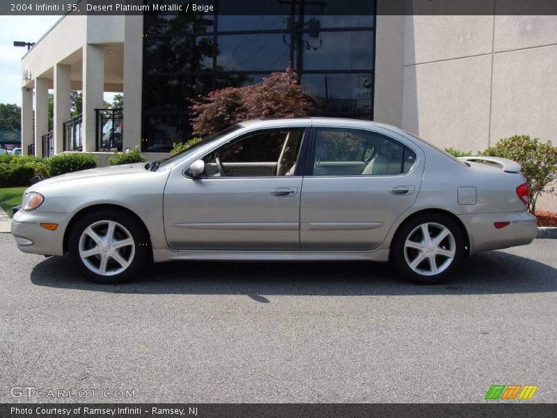 Desert Platinum Metallic / Beige 2004 Infiniti I 35