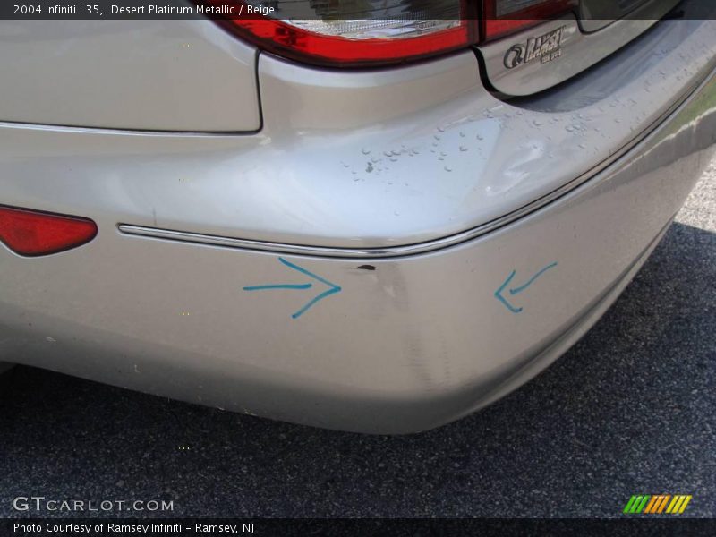 Desert Platinum Metallic / Beige 2004 Infiniti I 35