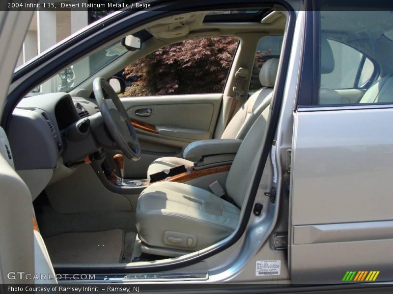 Desert Platinum Metallic / Beige 2004 Infiniti I 35