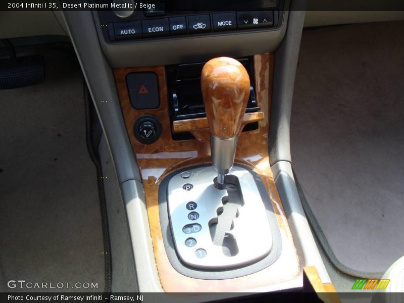 Desert Platinum Metallic / Beige 2004 Infiniti I 35