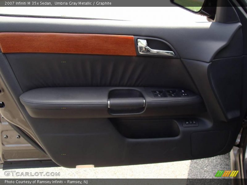 Umbria Gray Metallic / Graphite 2007 Infiniti M 35x Sedan