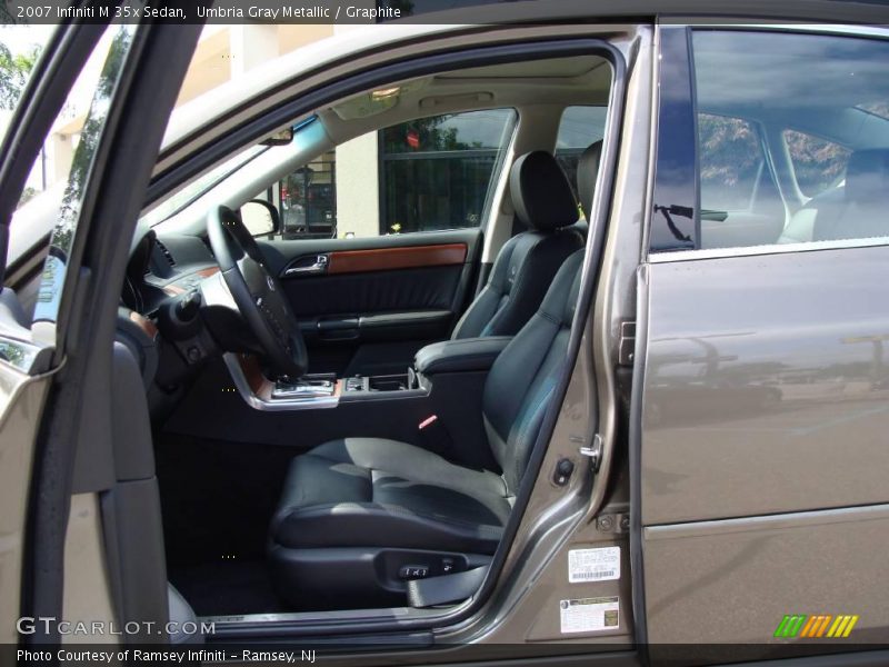 Umbria Gray Metallic / Graphite 2007 Infiniti M 35x Sedan