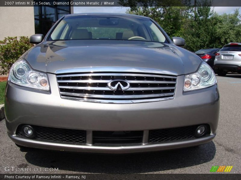 Diamond Graphite Metallic / Wheat 2007 Infiniti M 35x Sedan