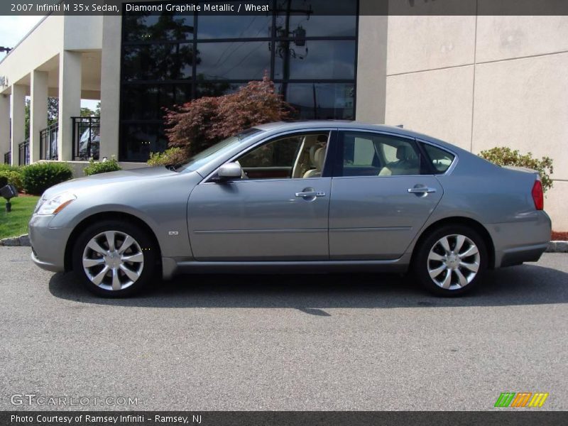 Diamond Graphite Metallic / Wheat 2007 Infiniti M 35x Sedan