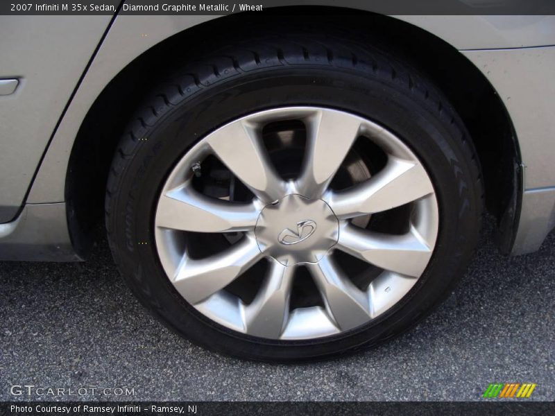 Diamond Graphite Metallic / Wheat 2007 Infiniti M 35x Sedan