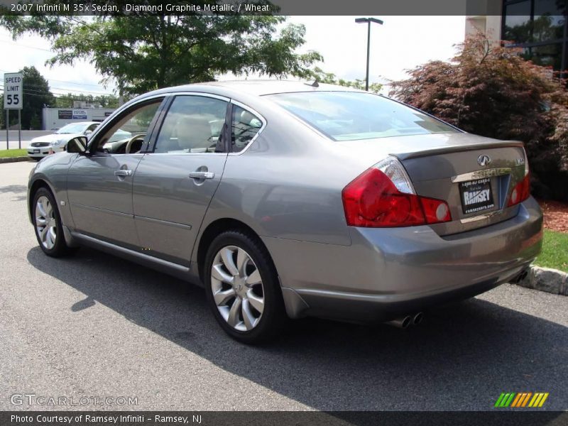 Diamond Graphite Metallic / Wheat 2007 Infiniti M 35x Sedan