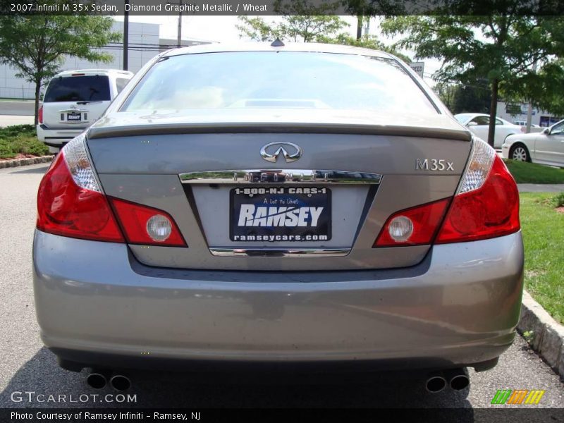 Diamond Graphite Metallic / Wheat 2007 Infiniti M 35x Sedan
