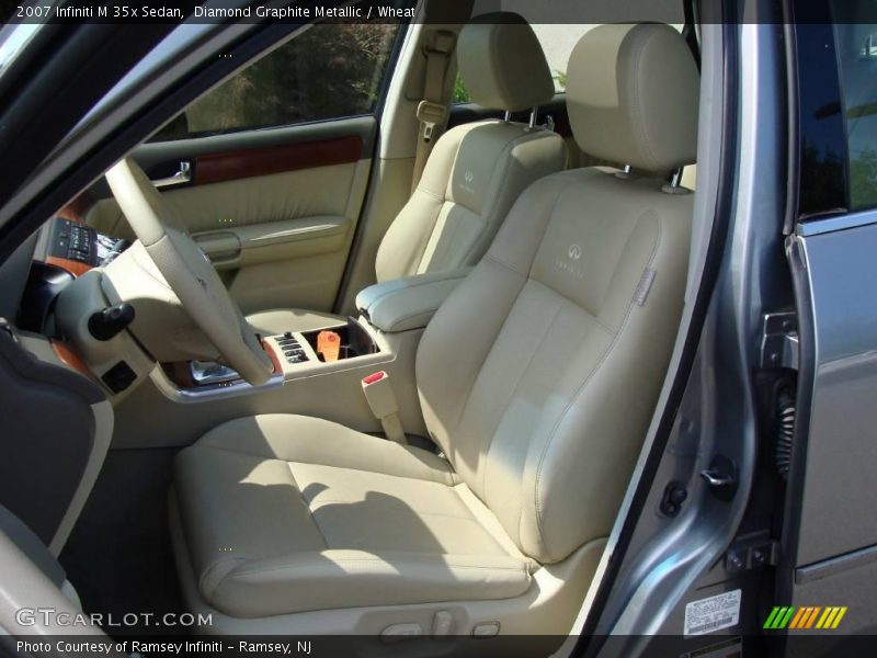 Diamond Graphite Metallic / Wheat 2007 Infiniti M 35x Sedan