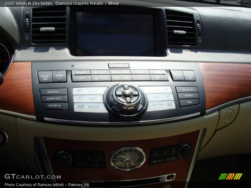 Diamond Graphite Metallic / Wheat 2007 Infiniti M 35x Sedan