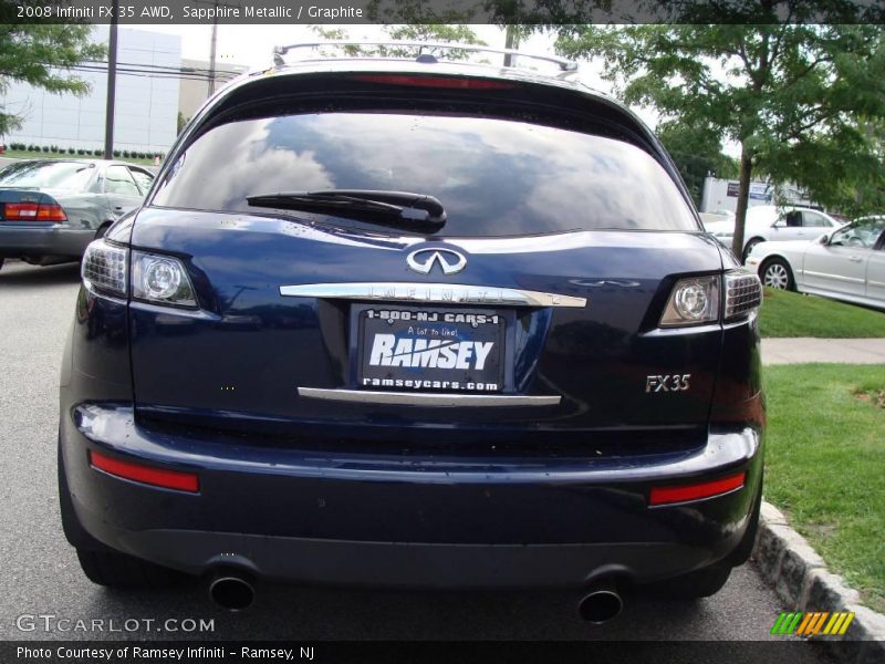 Sapphire Metallic / Graphite 2008 Infiniti FX 35 AWD