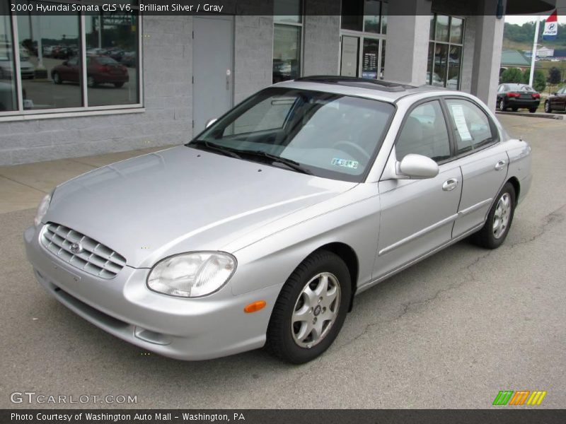 Brilliant Silver / Gray 2000 Hyundai Sonata GLS V6