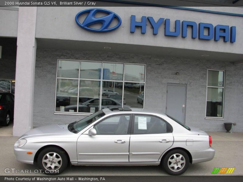 Brilliant Silver / Gray 2000 Hyundai Sonata GLS V6