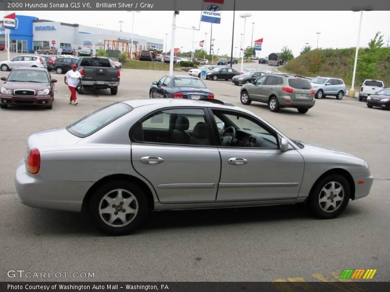 Brilliant Silver / Gray 2000 Hyundai Sonata GLS V6
