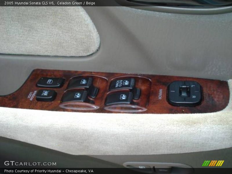 Celadon Green / Beige 2005 Hyundai Sonata GLS V6