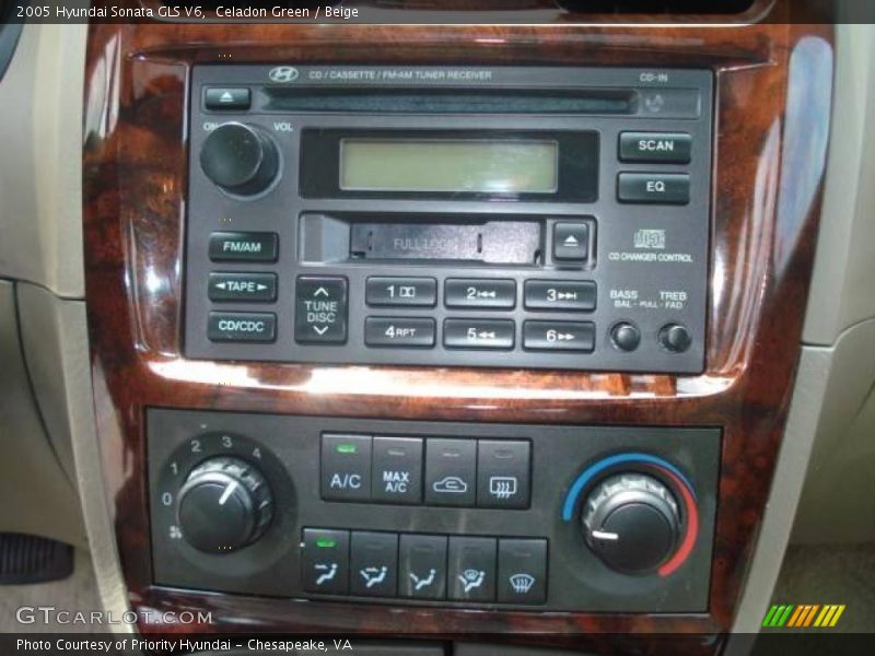 Celadon Green / Beige 2005 Hyundai Sonata GLS V6