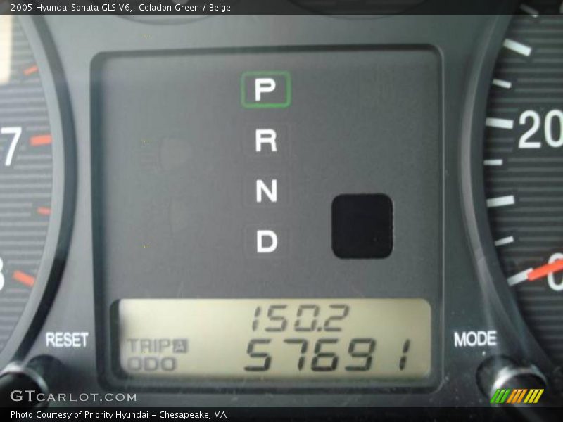 Celadon Green / Beige 2005 Hyundai Sonata GLS V6
