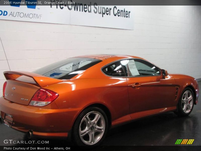 Orange Crush / Black 2006 Hyundai Tiburon SE