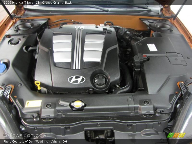 Orange Crush / Black 2006 Hyundai Tiburon SE