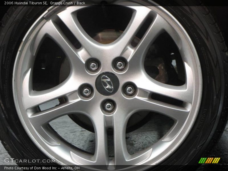 Orange Crush / Black 2006 Hyundai Tiburon SE