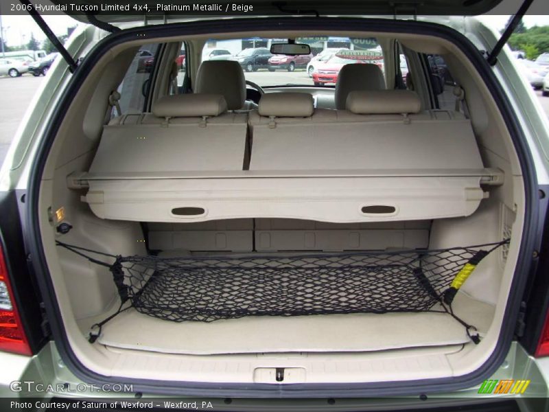 Platinum Metallic / Beige 2006 Hyundai Tucson Limited 4x4