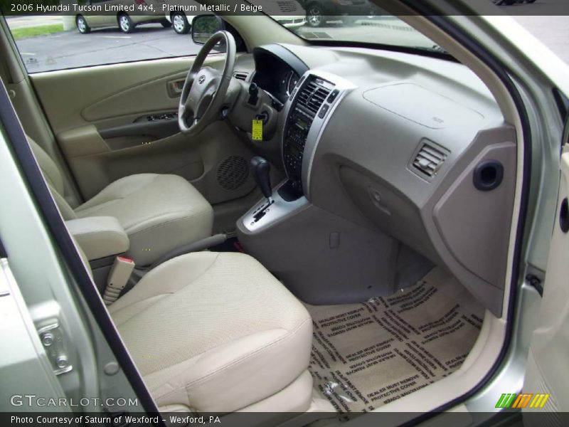 Platinum Metallic / Beige 2006 Hyundai Tucson Limited 4x4