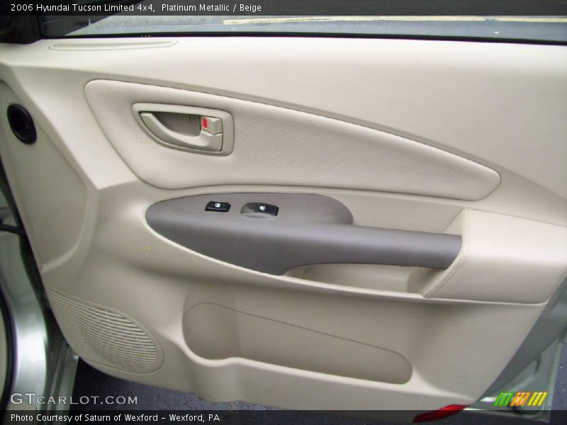 Platinum Metallic / Beige 2006 Hyundai Tucson Limited 4x4