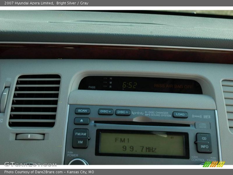 Bright Silver / Gray 2007 Hyundai Azera Limited