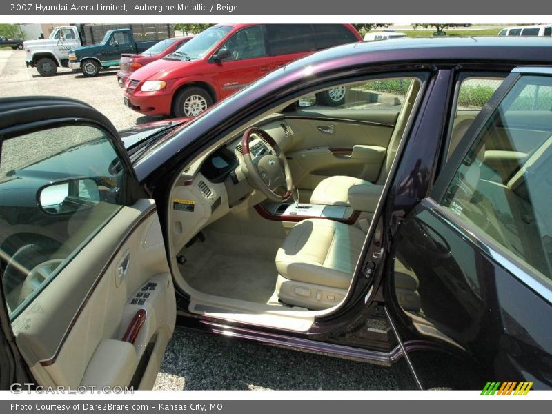 Aubergine Metallic / Beige 2007 Hyundai Azera Limited