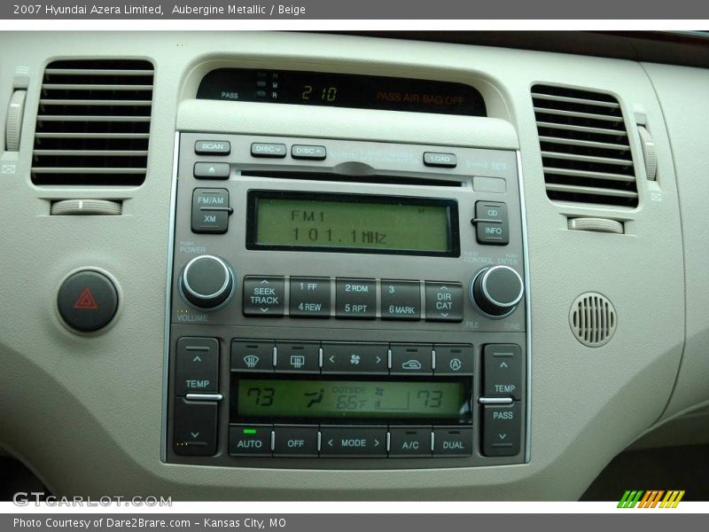 Aubergine Metallic / Beige 2007 Hyundai Azera Limited