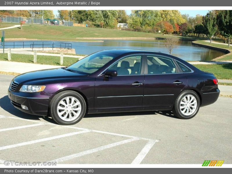 Aubergine Metallic / Beige 2007 Hyundai Azera Limited