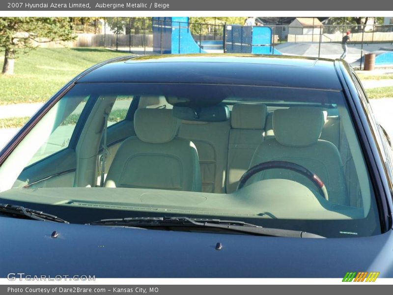 Aubergine Metallic / Beige 2007 Hyundai Azera Limited