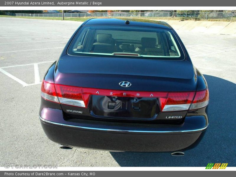 Aubergine Metallic / Beige 2007 Hyundai Azera Limited