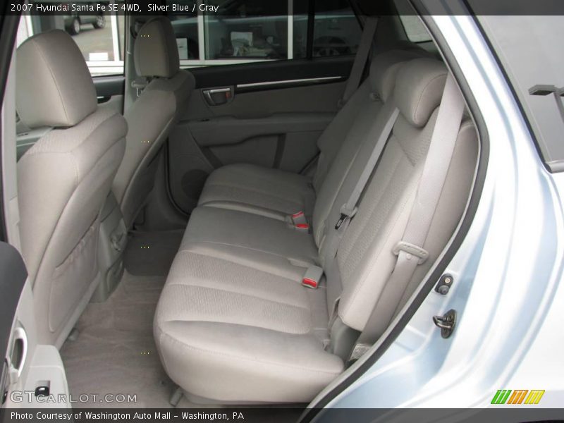 Silver Blue / Gray 2007 Hyundai Santa Fe SE 4WD