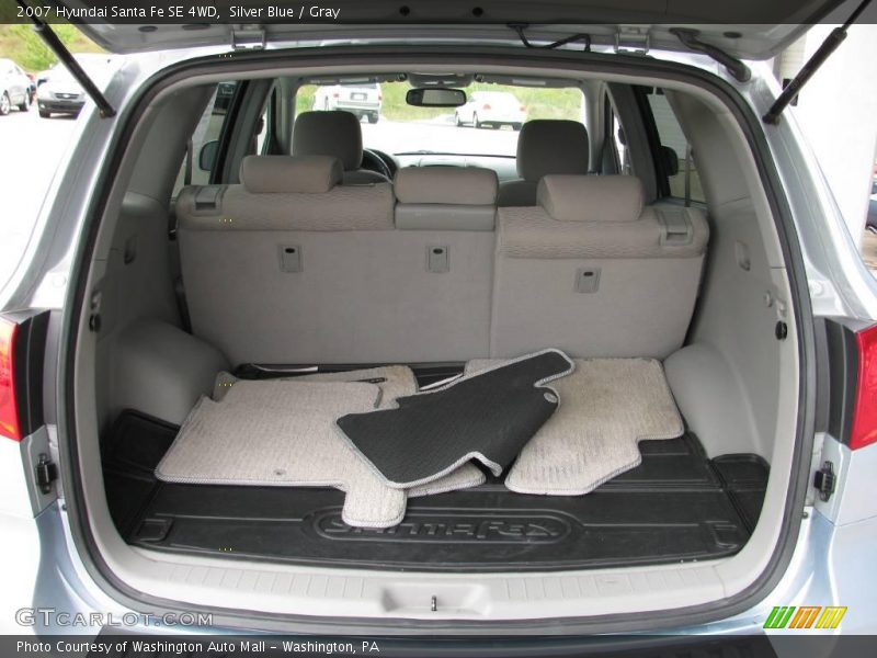 Silver Blue / Gray 2007 Hyundai Santa Fe SE 4WD