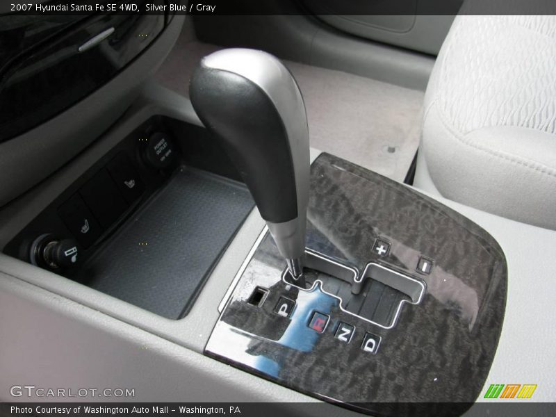 Silver Blue / Gray 2007 Hyundai Santa Fe SE 4WD