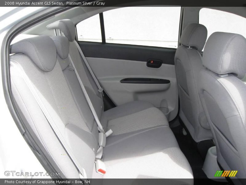 Platinum Silver / Gray 2008 Hyundai Accent GLS Sedan