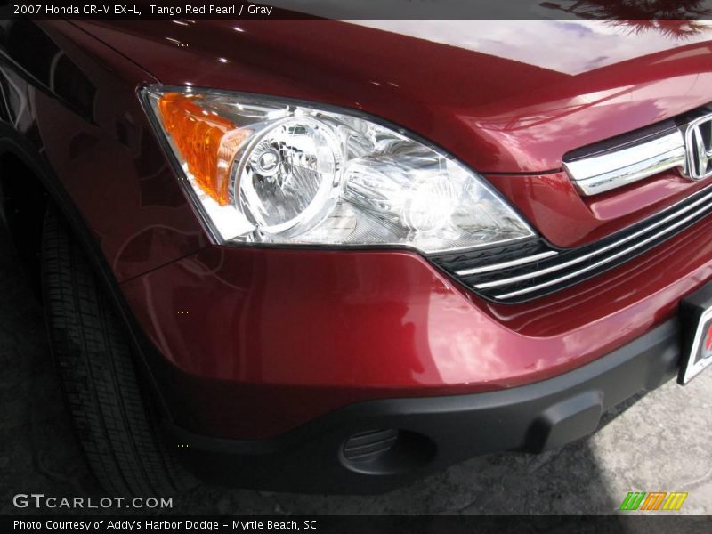 Tango Red Pearl / Gray 2007 Honda CR-V EX-L