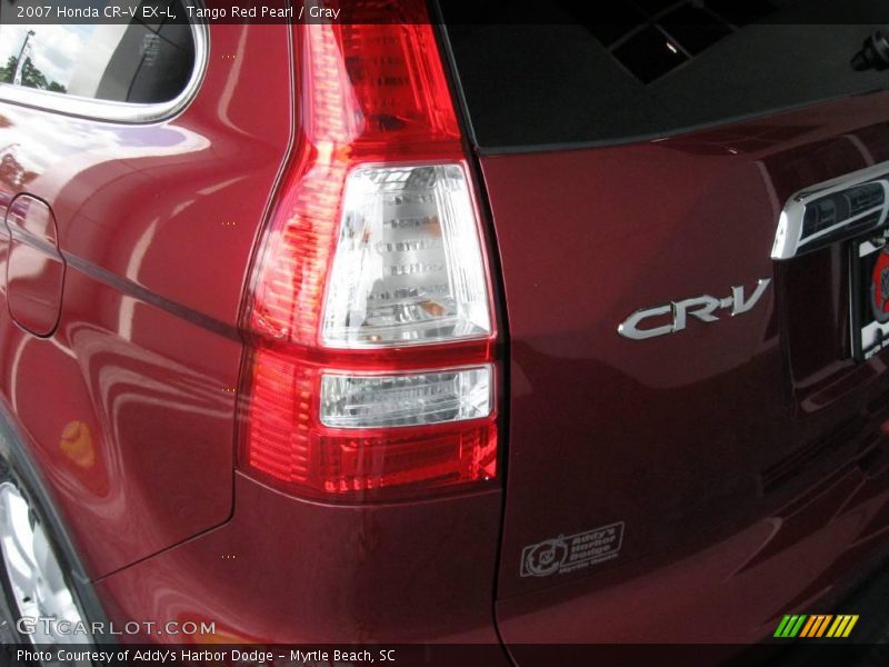 Tango Red Pearl / Gray 2007 Honda CR-V EX-L