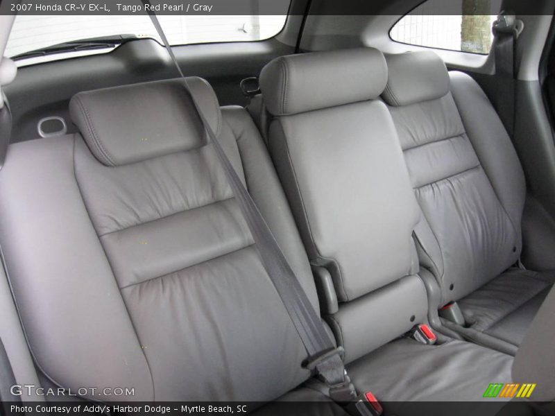 Tango Red Pearl / Gray 2007 Honda CR-V EX-L