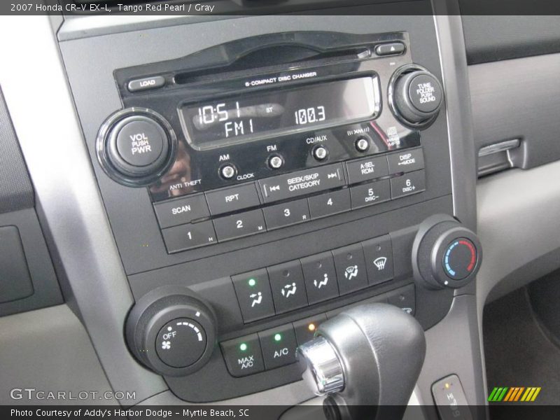 Tango Red Pearl / Gray 2007 Honda CR-V EX-L