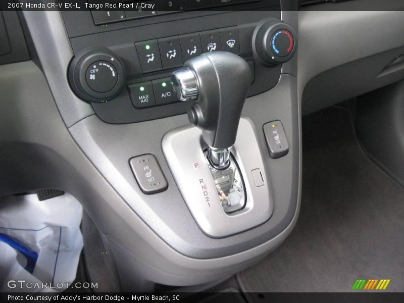 Tango Red Pearl / Gray 2007 Honda CR-V EX-L