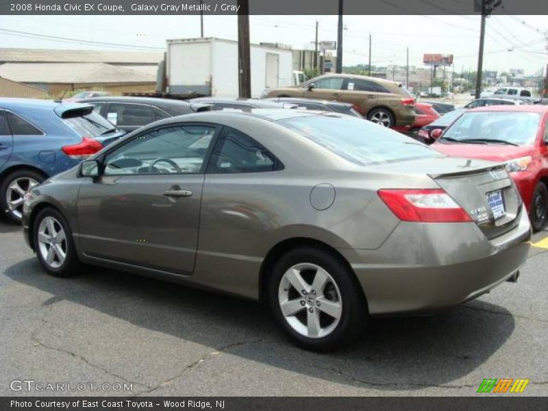 Galaxy Gray Metallic / Gray 2008 Honda Civic EX Coupe