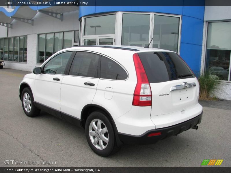 Taffeta White / Gray 2008 Honda CR-V EX 4WD